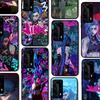 Graffiti Arcane Jinx Phone Case For Huawei P 8 9 10 20 30 40 50 Pro Lite Psmart Honor 10 Lite 70 Mate 20lite