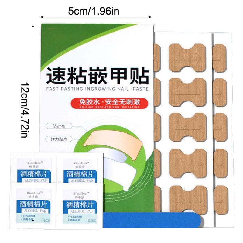 Ingrown Toenail Toe Correction Stickers Paronychia Treatment Recover Corrector Patches Feet Care Paronychia Treatment Recover