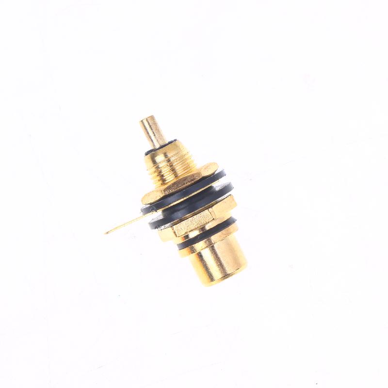 4/10Pcs 3.5Mm Av Plug Nickel Plated Female Socket Lotus Connector Chassis Panel Mount Adapter Audio Terminal Plug
