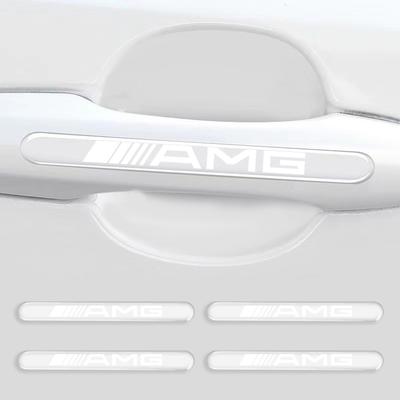 4 szt. Naklejka ochronna na klamkę samochodową Auto Styling Dla Mercedes Benz AMG GLC GLE CLA W204 W205 W203 W211 W212 W213