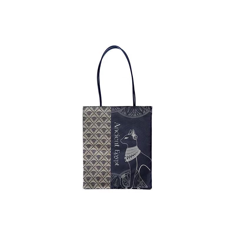 British Museum Anderson Katze Jacquard Denim Umhängetasche