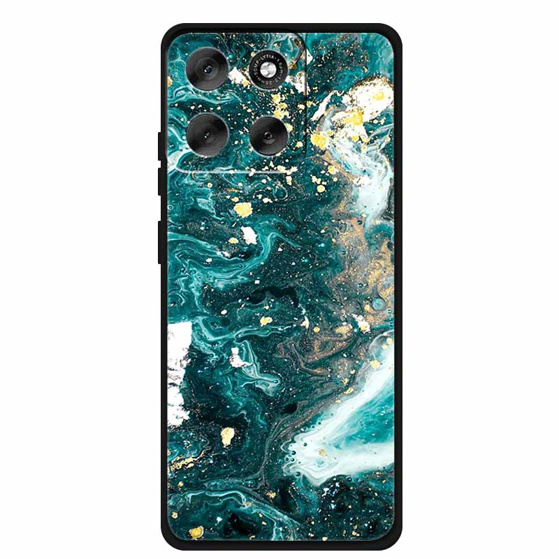 For Moto G86 G 86 Marble Case Luxury Silicone Phone Back Cover etui New Coque TPU Soft Cases for Motorola MotoG86 Funda Shield