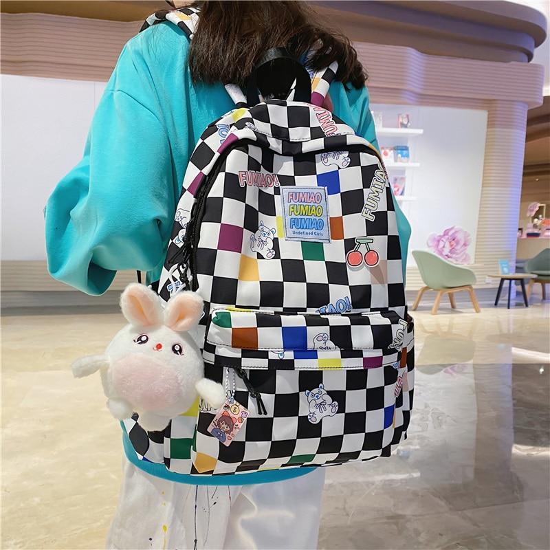 Buy Lady Lattice Travel Cartoon Bag 