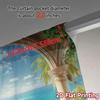 Flat Printing Curtains Without Rod Mediterranean View Chic Creative Versatile Polyester All Seasons Curtain Set Of 2 Made Washable