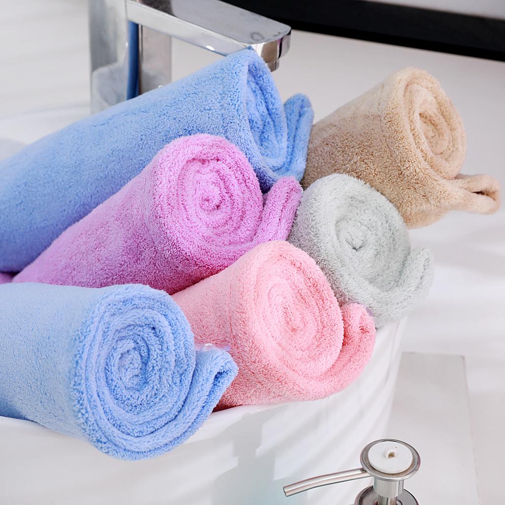 Hairdrying Cap Women Thickened Absorbent Bath Cap Coral Fleece Headscarf Adult Quick-drying