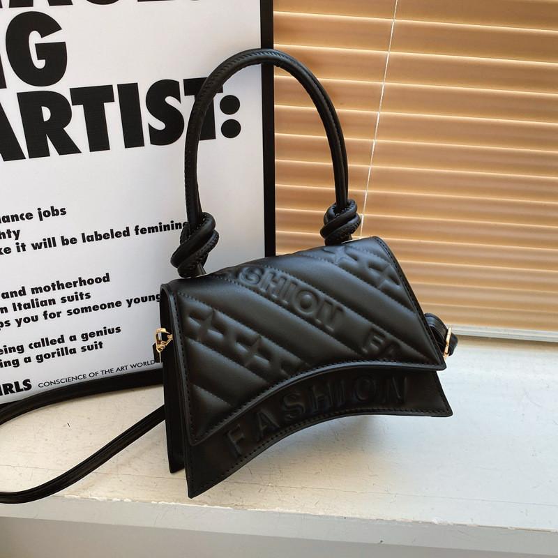 Elegant Korean Style Trendy Small Bag 2024 Summer Fashionable Pu Handbag In Brown