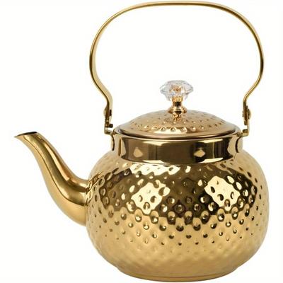 Stainless Steel Hammer Teapot/coffee Pot Loose Leaf Teapot for Tea Milk Coffee Kitchen Supplies with Filters Tea Gifts