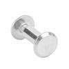 100 Sets Rivet and Screw M2.5 Stainless Steel Flat Round Hd Rivet Studs for Clothing Decoration Lther Crafts