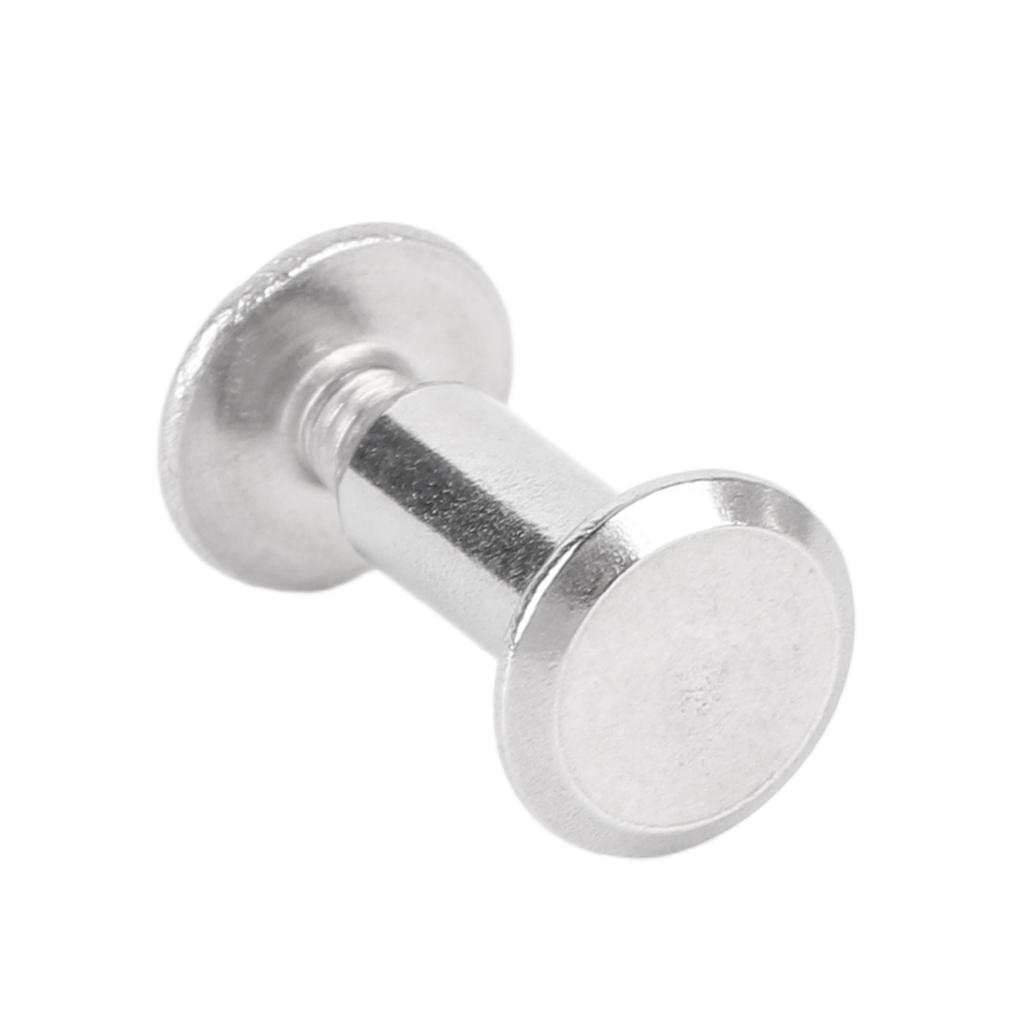 100 Sets Rivet and Screw M2.5 Stainless Steel Flat Round Hd Rivet Studs for Clothing Decoration Lther Crafts