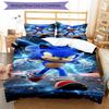 3pcs Sonic Bedding Set Duvet Cover Closure Includes 1 Duvet Cover & 2 Pillowcases, Soft and Comfortable for All Seasons.
