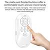 Remote Control For Smartphone Photography Featuring 10M Ranges Slip Matte Buttons Upgraded Chip For Stable Connection And Compacts Design For
