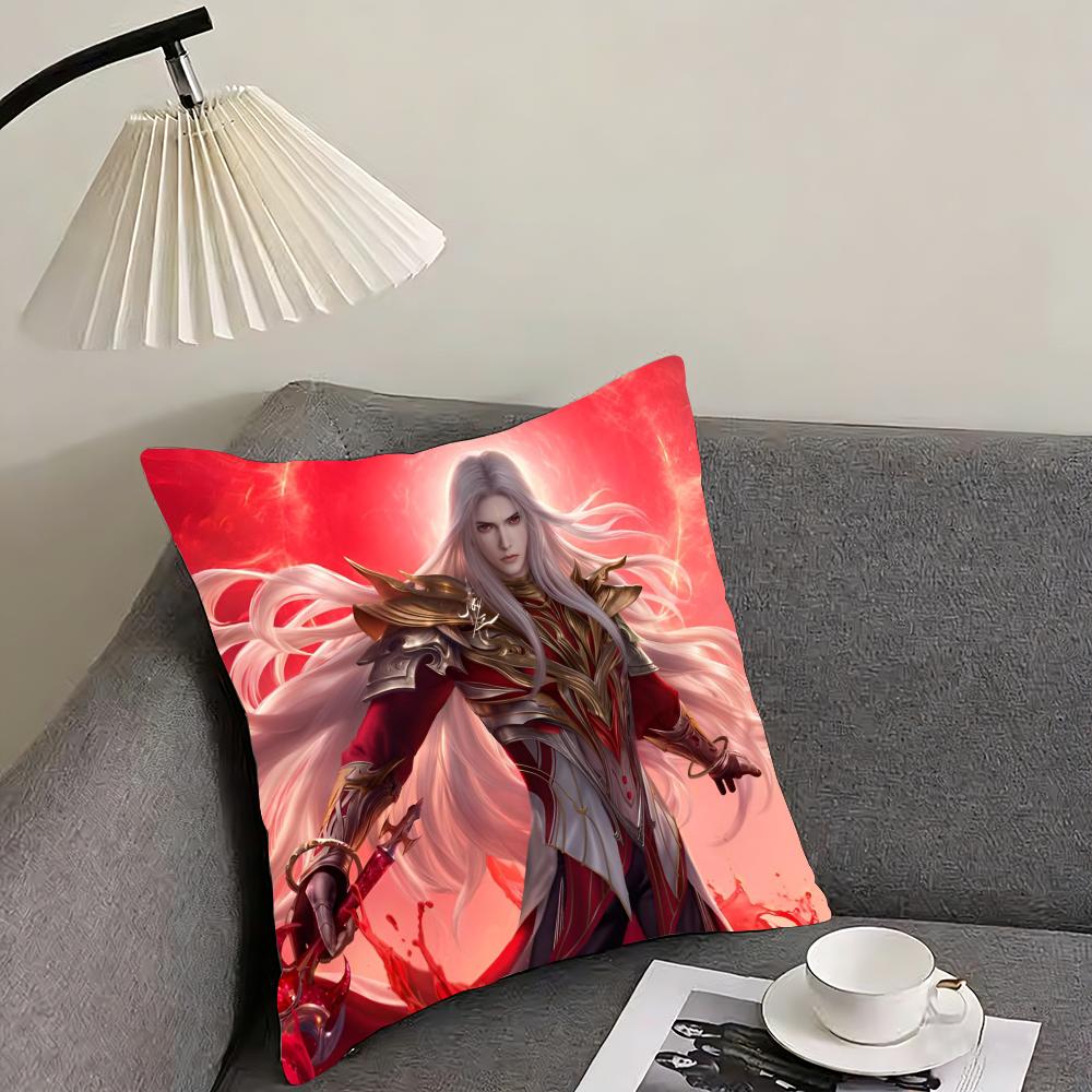 Soul Land Cushion Cover Reversible Plush Pillow Cover – For car, sofa, bedroom, perfect as a gift.