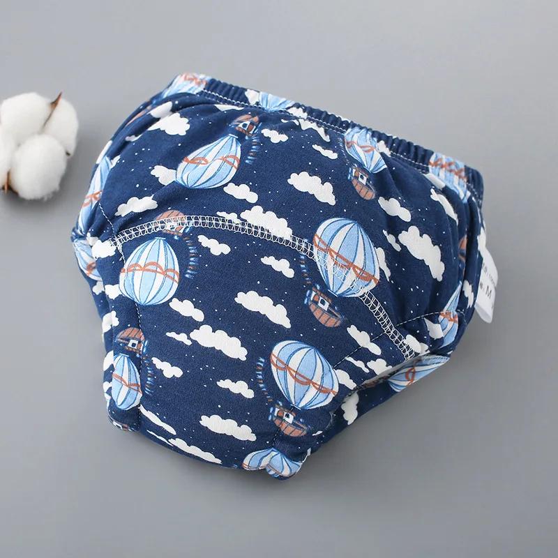 Baby Waterproof Diapers Pee Shorts Underwears Reusable Soft Cotton Toddler Potty Training Pants for Boys Girls Baby Nappies