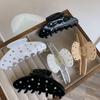 Colorful Rhinestone Hair Claw Korean Style Acetic Acid Shark Clip Cute Hair Claw Clip  Ladies