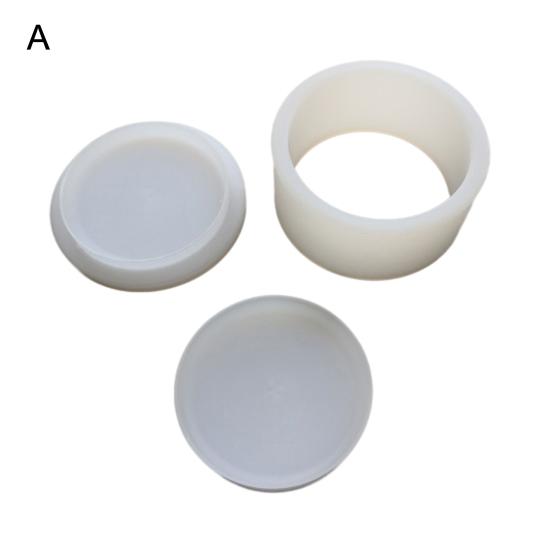 Soap Mold 3D Bath Salt Ball Mold Non-Stick 6.35CM/5.8CM Diameter Shampoo Press Bar