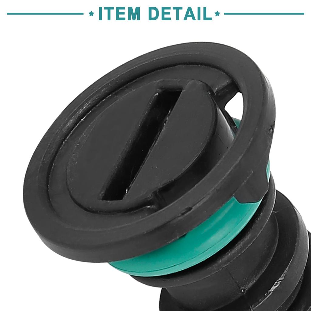 ACROPIX Drain Cock Plug Screw Replacement for Car Mercedes-Benz C63 AMG Black 1 Pcs