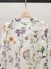 High-End Women's French Holiday Long-Sleeve Shirt & Shorts Set