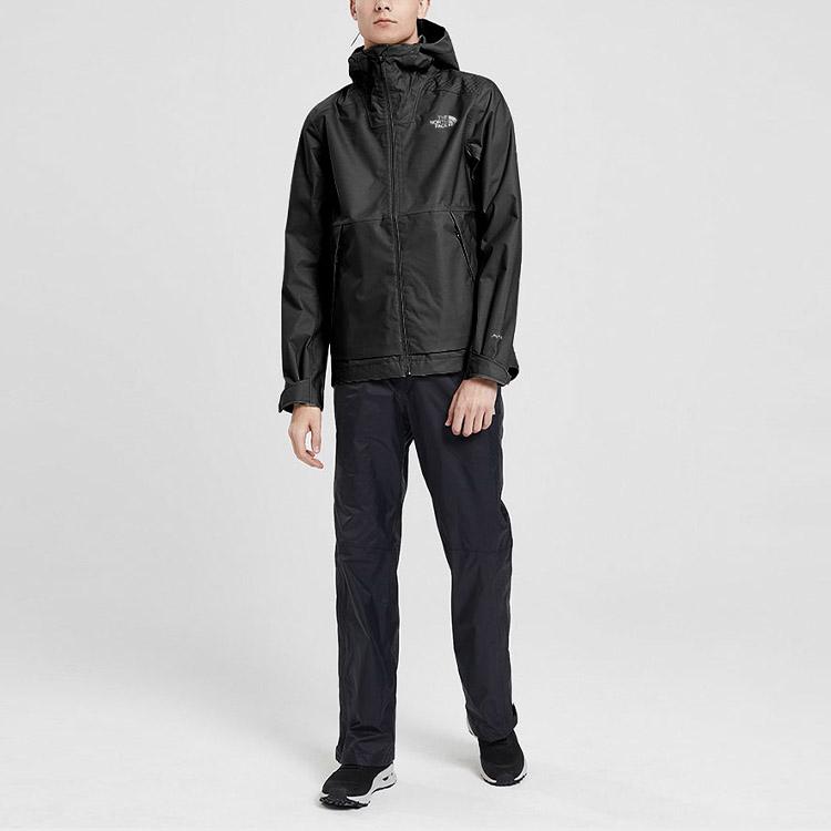 THE NORTH FACE Waterproof, Windproof, And Breathable Windbreaker Jacket Men's Black NF0A4UDB-JK3