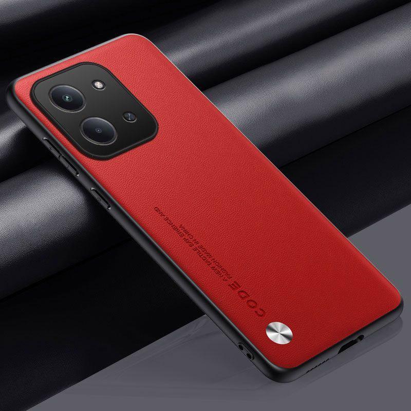 

PU Leather Case For Xiaomi Redmi 15C 4G Back Cover Redmi15C Global Silicone Full Camera Protection Phone Case For Redmi 15C Capa Redmi 15C 4G 171mm красный