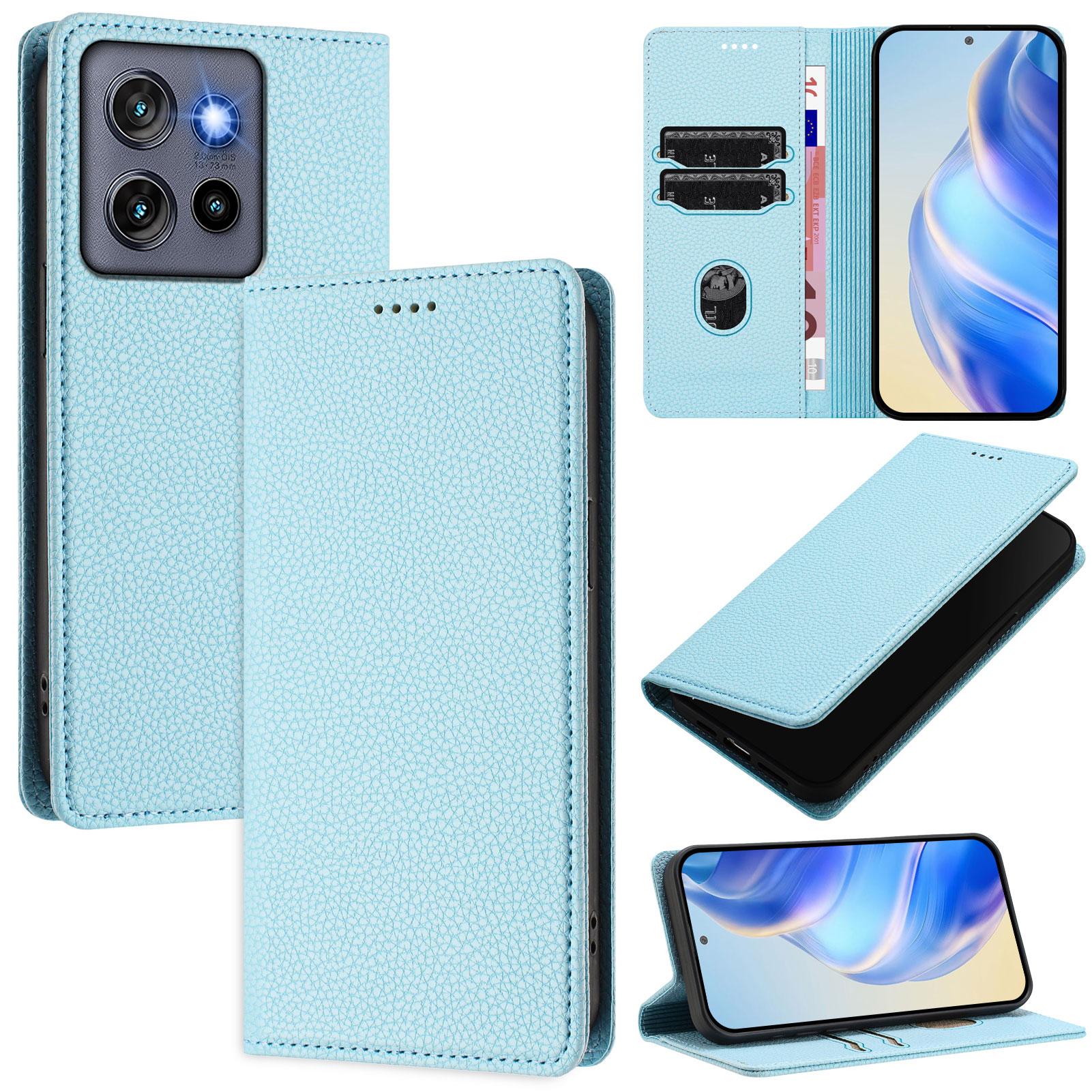 

For Motorola Edge 60 Neo 5G/Edge 50 Neo 5G Wallet Case RFID Blocking Litchi Texture Leather Mobile Cover H