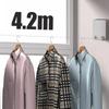 Retractable Clothesline Stainless Seel Pull-Out Clothes-Drying Machine Rope Space-Saving Clothes Drying Rack For Household