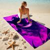 Beach Towel with Pokémon Gengar Pattern - soft,absorbent,machine washable Lightweight&Modern,swimming,Travel Essentials
