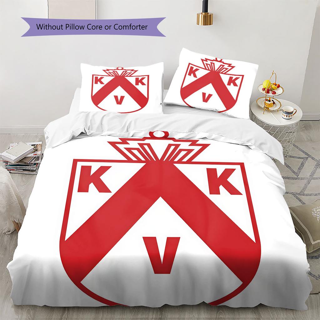 KV Kortrijk Bedding Quilt Set Quilt Cover Pillowcase Home Decoration Birthday Gift (1 * duvet cover + 2 * pillowcase, without core)