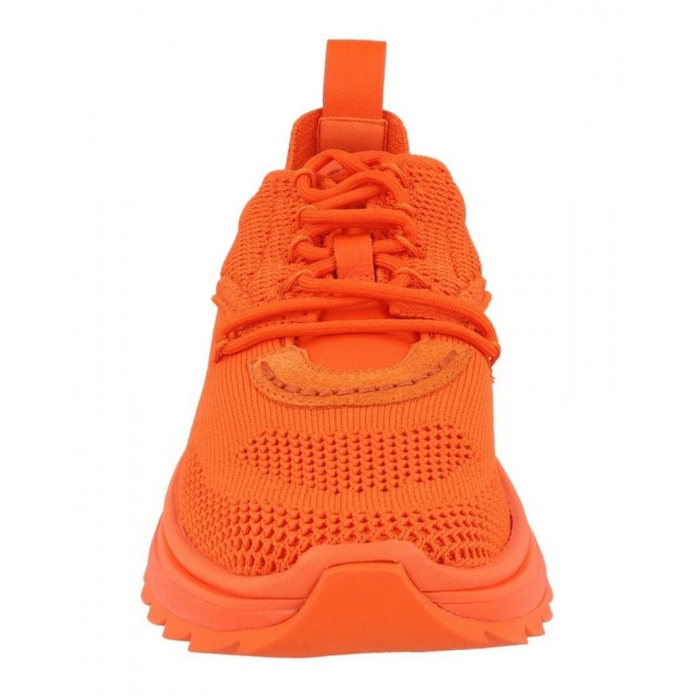 Salvatore Ferragamo Nima Knit Low Top Sneakers Orange