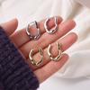 Temperament Irregular Geometric Earrings Twist Wave Wave Earrings  Fashion  Accessories