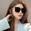 Einteilige neue Sonnenbrille Modische UV-Schutz Randlose Sonnenbrille Damen Gleiche Mi Nagelbrille