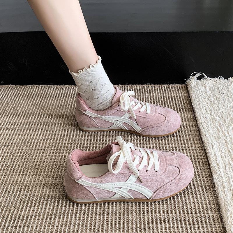 Versatile New 2025 Dexun Shoes Women's Spring and Summer Retro Forrest Gump Shoes Flat-bottomed Small Casual Sports Shoes