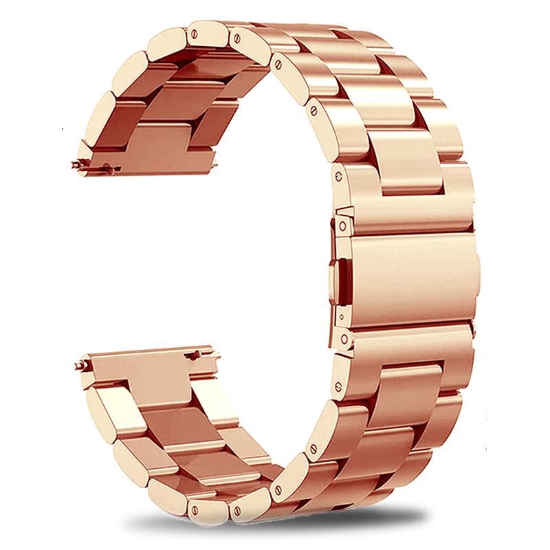 22mm 20mm 18mm Metal Strap for Samsung Galaxy Watch 3 4 Active2 S2 Gear S3 Gt 2 Huawei GT2/Amazfit GTR Stainless Steel Bracelet Gift for Mother's Day