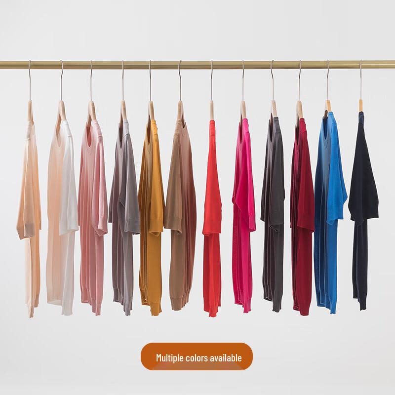 Women's Mulberry Silk Blend Short Sleeve Knit T-Shirt