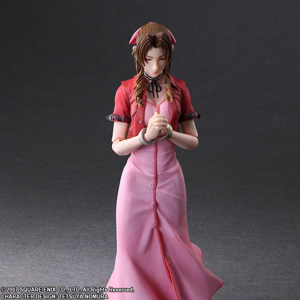 PLAY ARTS Kai CRISIS CORE FINAL FANTASY VII Aerith Painted Movable Figure