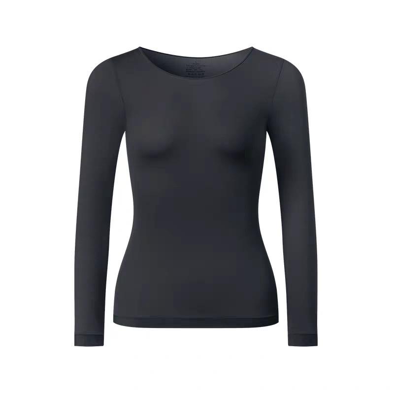 Seamless Ladies' Autumn Skin-Beautifying Tops & Pants Suit