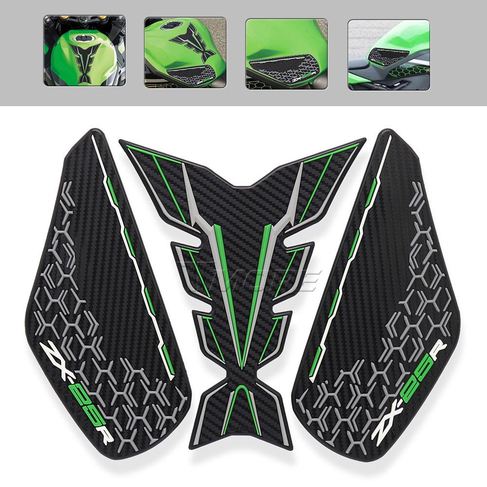 

Для kawasaki ZX-25R ZX25R ZX4R -2022 Протектор топливного бака мотоцикла наклейка Боковая накладка Коленная рукоятка Комплект наклеек