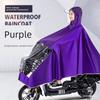 Regenpak voor Elektrische Fietsen, Motoren en Scooters; Poncho voor volwassenen, voor één of twee personen, Unisex