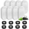 Cat Fountain Filters, 16 Pieces Filter And Foam Sponge For 3.2l Stainless Steel Cat Fountains With Resin And Activated