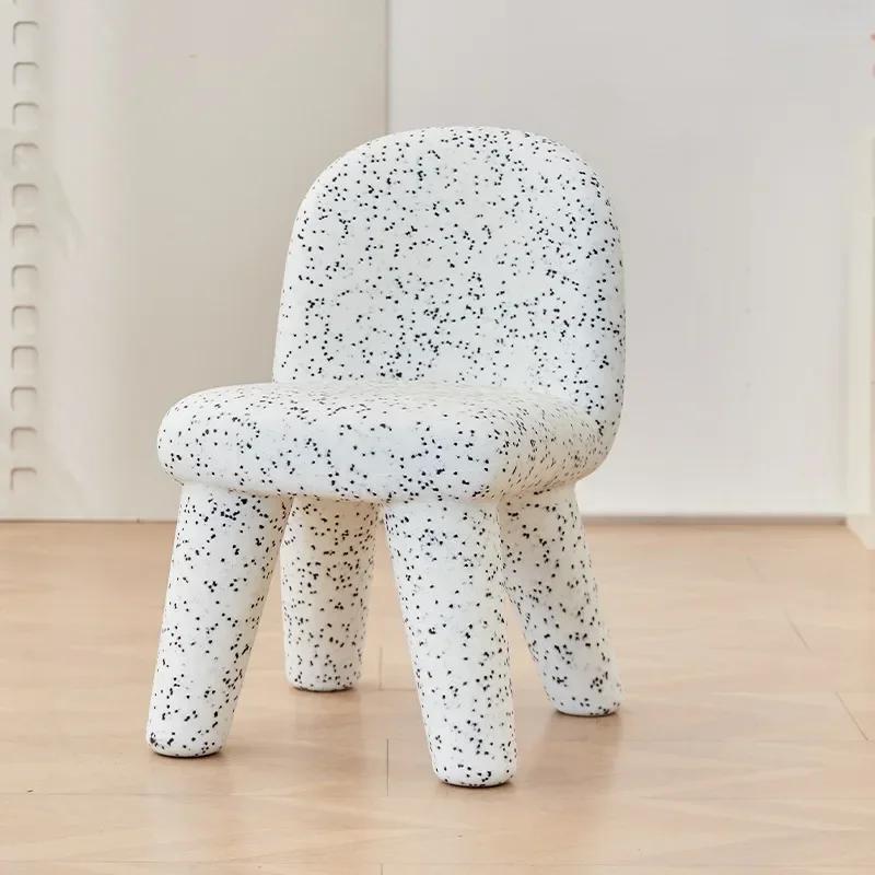 Creative Color Mushroom Dining Chair Thickened Design Can Be Used For Living Room Lounge Chair Bedroom Household Plastic Stool