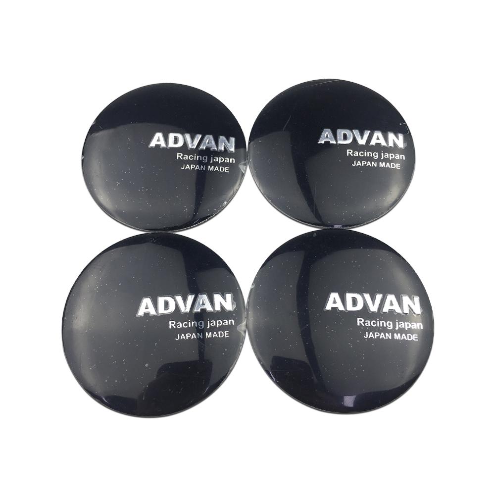 4PCS 56MM 60MM Advan Emblem Car Wheel Center Cap Hubs Cover Badge Auto Styling Accessories