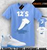 Camiseta combinando com AJ 12 Melo 2025 Denver Nuggets Para combinar com Tênis Sapato Estiloso
