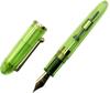 Gullor Acrylic Fountain Heartbeat Transparent Fine Nib Pen, Tip, Green, (0.5mm)