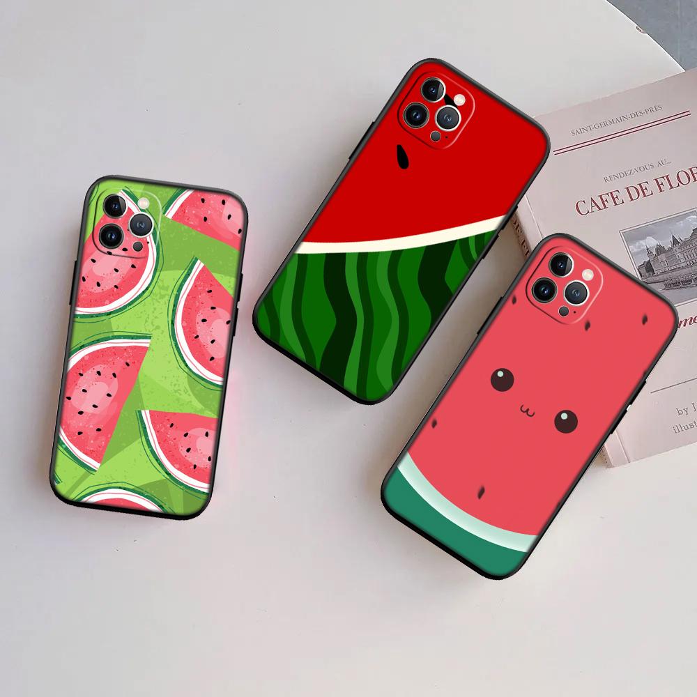 RA8 Cartoon-Frucht Wassermelone Handyhülle für Samsung Galaxy S20 S21 S22 Ultra FE + Plus A21S A22 A24 A25 A26 A30 A30S A31