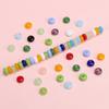 High quality wheel bead glass rice bead DIY jewelry accessories handmade beaded bracelet material
