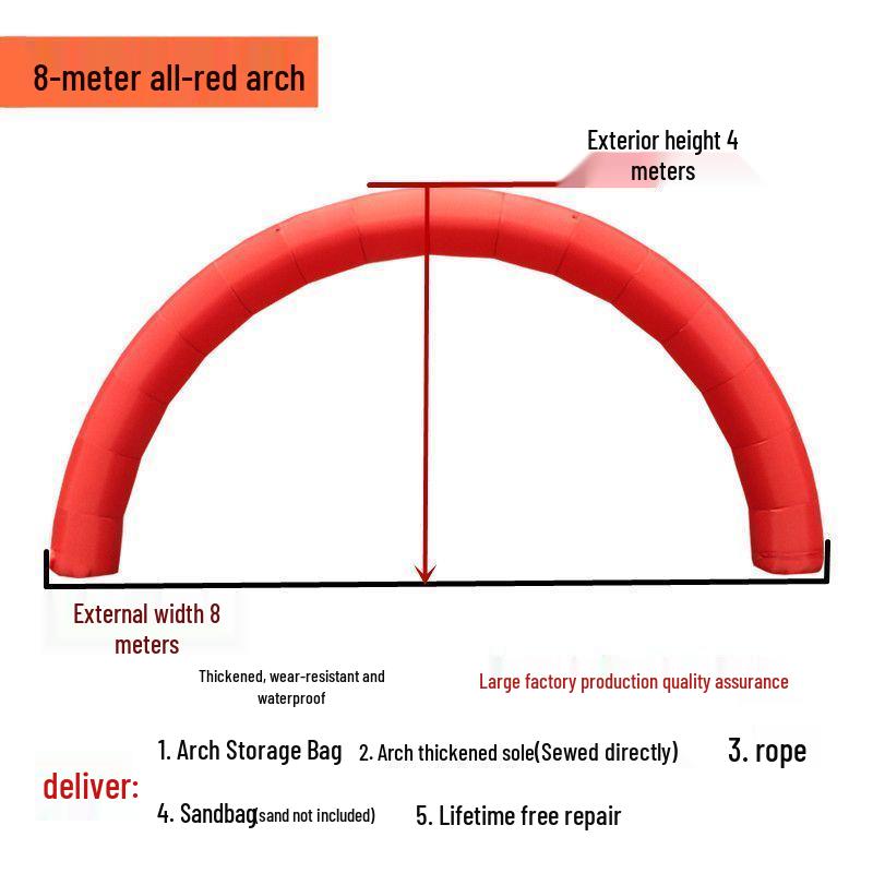 Inflatable Rainbow Arch for Wedding Celebrations and Outdoor Advertising