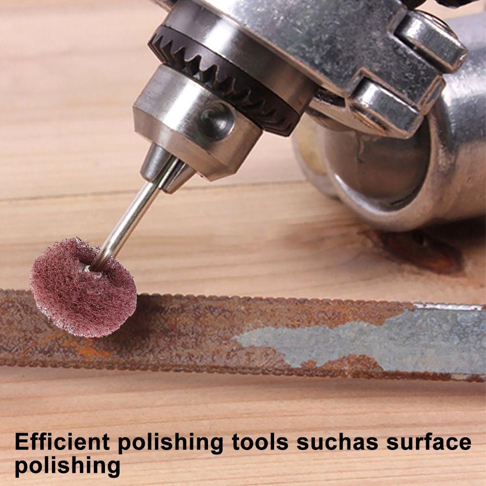 10pcs Buffing Polishing Wheel Rust Remover Fiber Grinding Head  Grinding Machine Accessories