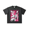 260 GSM Double Yarn 32 Count 100% Cotton Dragon Ball V63 Print Unisex Heavy Cotton T Shirt