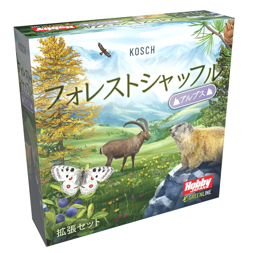 HobbyJapan Forest Shuffle Alps Board Game Expansion Set for 2-5 Players 60 Minutes Ages 10 and Up
