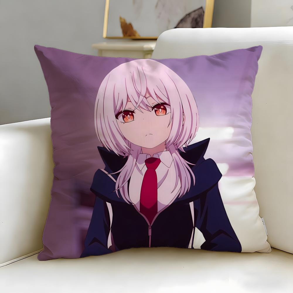 anime Tune In to the Midnight Heart Cushion Cover Soft EasyWash Pillow Case Versatile for Couch Bed Travel and Office