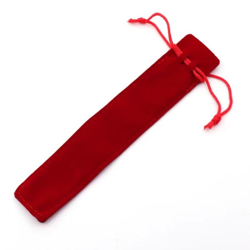 10Pcs/Lot Drawstring Pencil Case Compact Portable Thickened Pen Bag for Student Gift Office Accessories.
